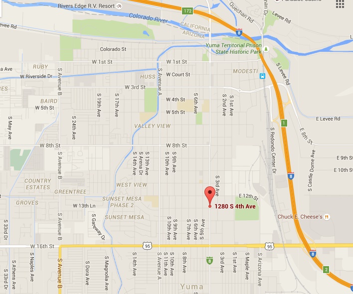 Click on Image to Expand Map Click on Image to Expand Map. 1280 S 4th Ave, Yuma Az